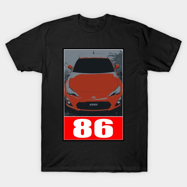 Toyota GT86 T-Shirt by 5thmonkey